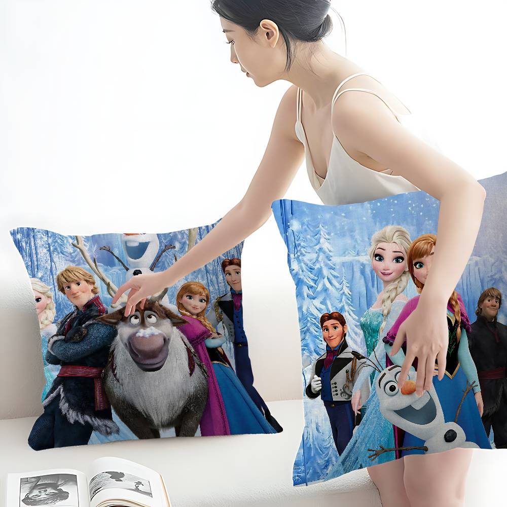 Cartoon-F-Frozenes Pillow Cover Sofa Cushion Cover Home Room Decoration Children Gift