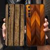 Luxury Vintage Wood Grain Pattern Soft TPU For Realme 13 12 11 10 9 Pro Plus GT3 GT2 C21 C25 C35 C53 C55 C67 Pro 5G Phone Case