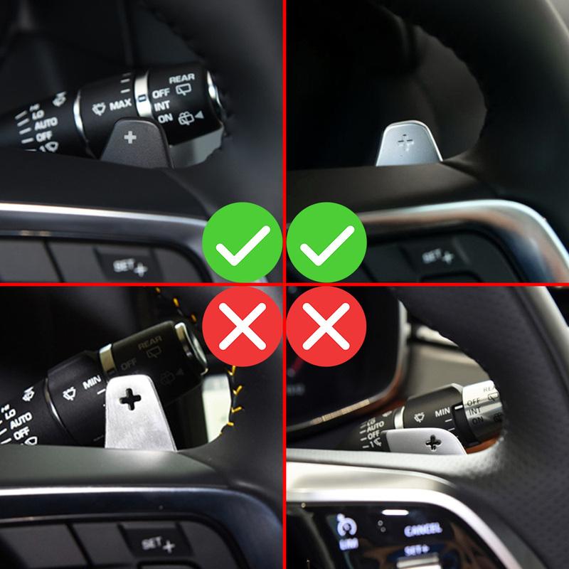 Paddle Shift Extension For Jaguar XF XE XJ F-PACE F-TYPE 2008- Car Steering Wheel Shifter Extend Stickers Car Accessories