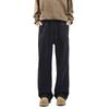 | Autumn and winter new double knee rivets irregular splicing design sweatpants American trendy brand loose drape pants