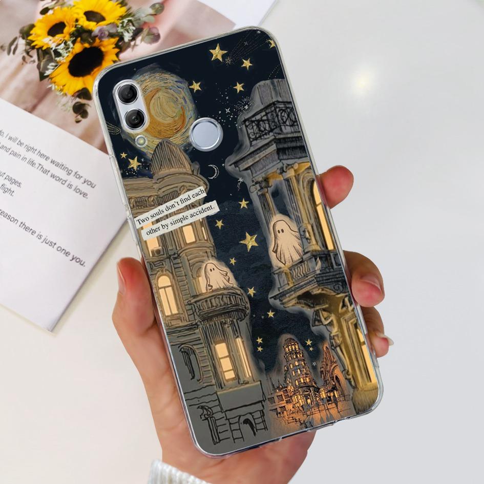 Für Honor 10 Lite Hülle HRY-LX1 HRY-LX2 Abdeckung Mode Schmetterling Transparentes Silikon Hüllen Für Honor 10 10i Honor10 Bumper