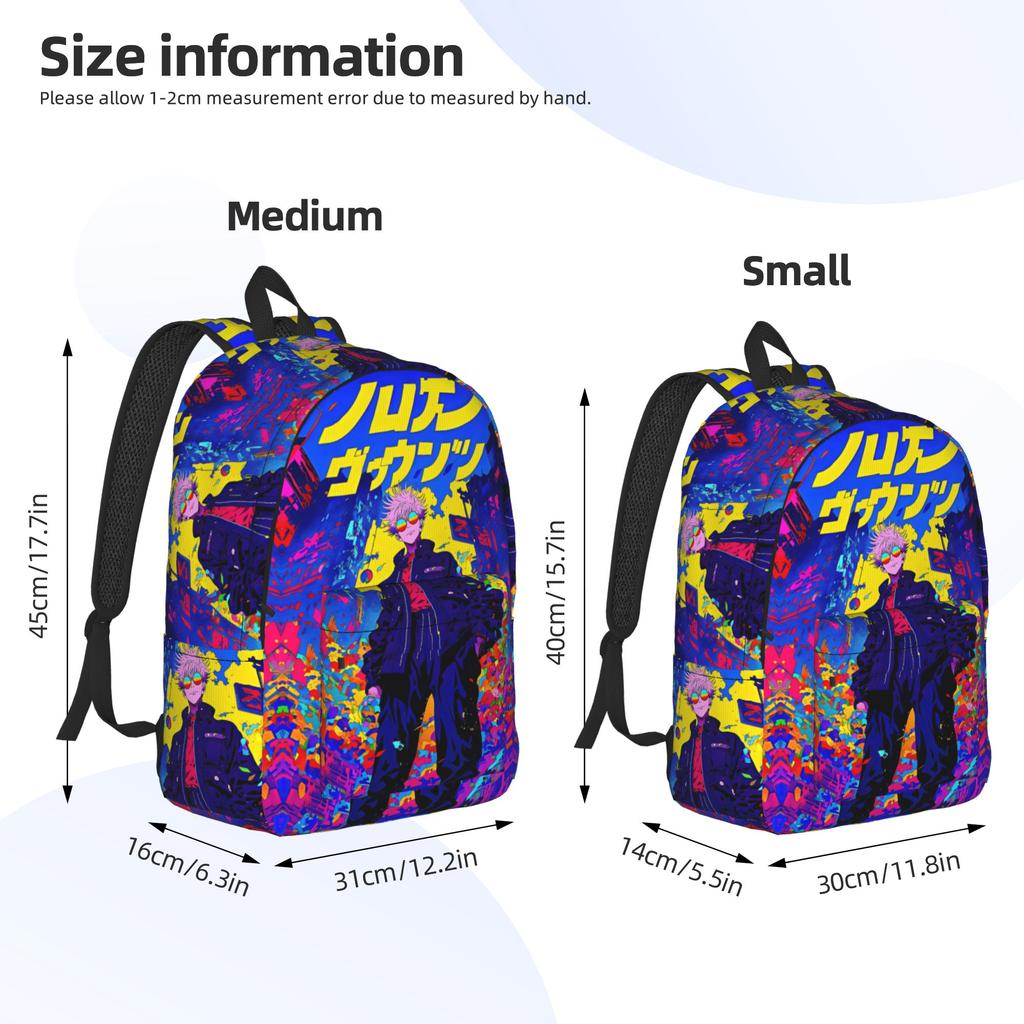 Fashion Jujutsu Kalsen Backpack  Mochilas Super Quality For School Sturdy Shoulder Rucksack