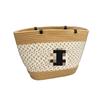 Saijia woven shoulder bag trendy minimalist large-capacity tote bag for daily vacations and seaside commuting ladies' bags