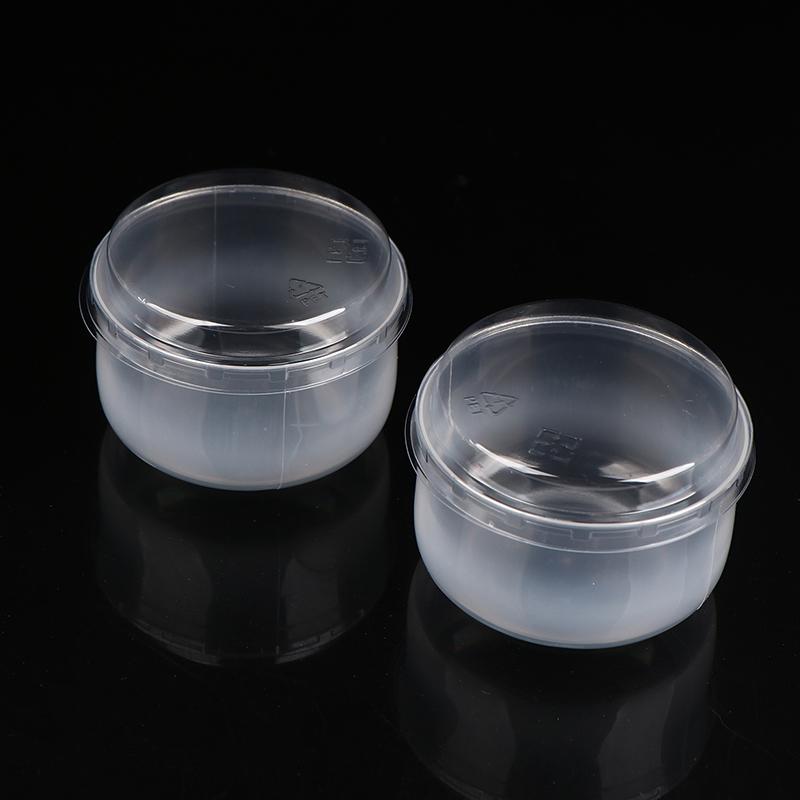 10Sets Transparent Baking Pudding Cup Japanese Caramel Pudding Beaker High Temperature Resistant Pudding Beaker With Lid