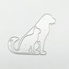 Dog Shaped Metal Cutting Dies Crafts Cards Cut Stencils for Embossing Card Making Photo Decorative Paper Dies