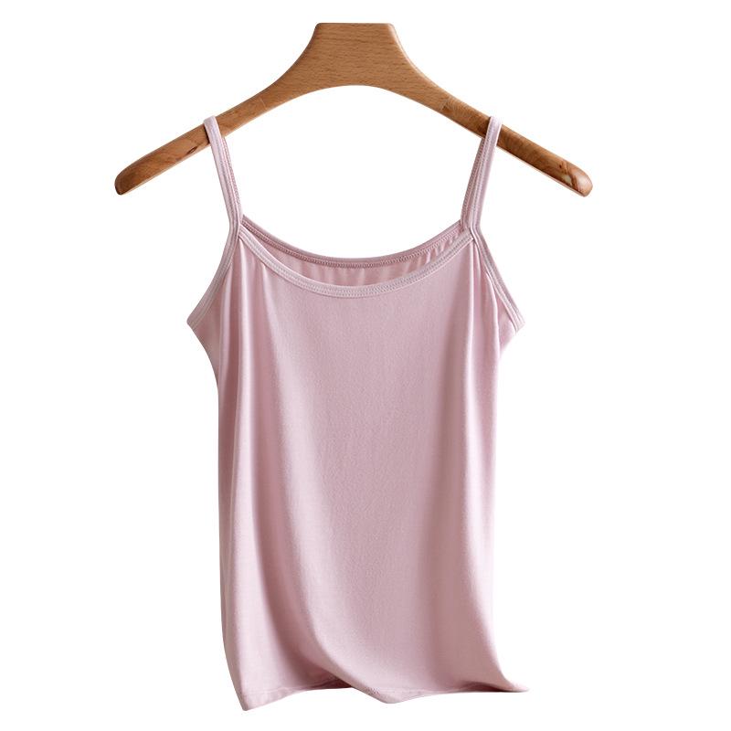 Camisola Feminina Slim Fit Modal - Fina, Sem Mangas, Top Longo Branco com Costas Bonitas