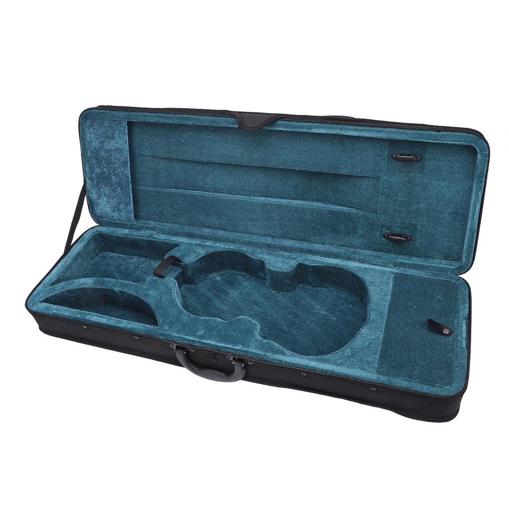 Violin Box 3 4 Size Oxford Cloth Multifunctional Lightweight Hard Shell Violin Case