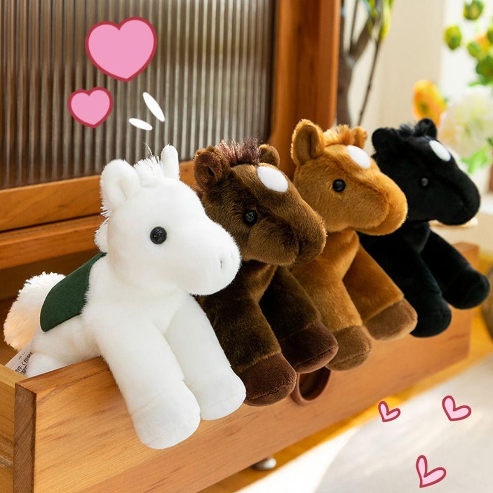 Plush Simulation Horse Plush Toys Stuffed Animal Horned Sheep Plush Toys  Kids Gift