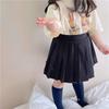 Cute Korean-Style Short-Sleeved Cotton Tops for Girls - Perfect Retro Summer Wear for Children