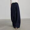 Women's Relaxed Fit Lyocell Linen Wide-Leg Casual Pants