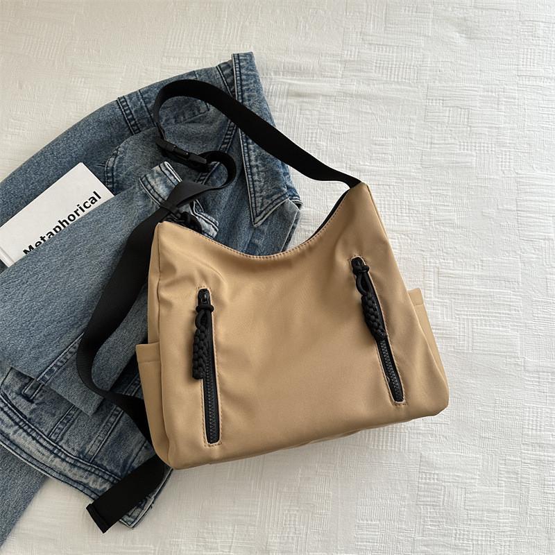 

Women s Commuter Bag 2024 New Spring Fashion Simple Retro Large Capacity Crossbody Tote хакі