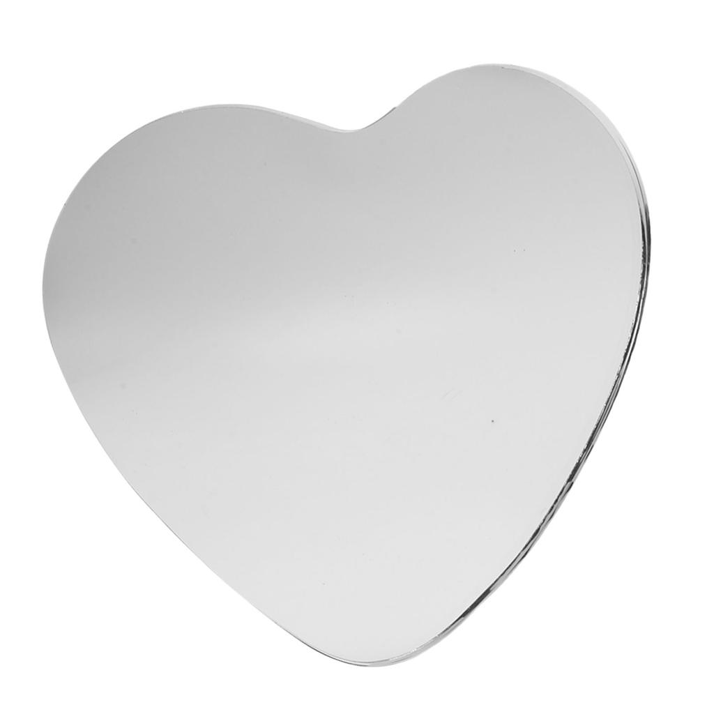 Auto Seiten-Totwinkelspiegel Herzförmig Rahmenlos Verstellbar Weitwinkeldesign Auto Konvexer Totwinkelspiegel