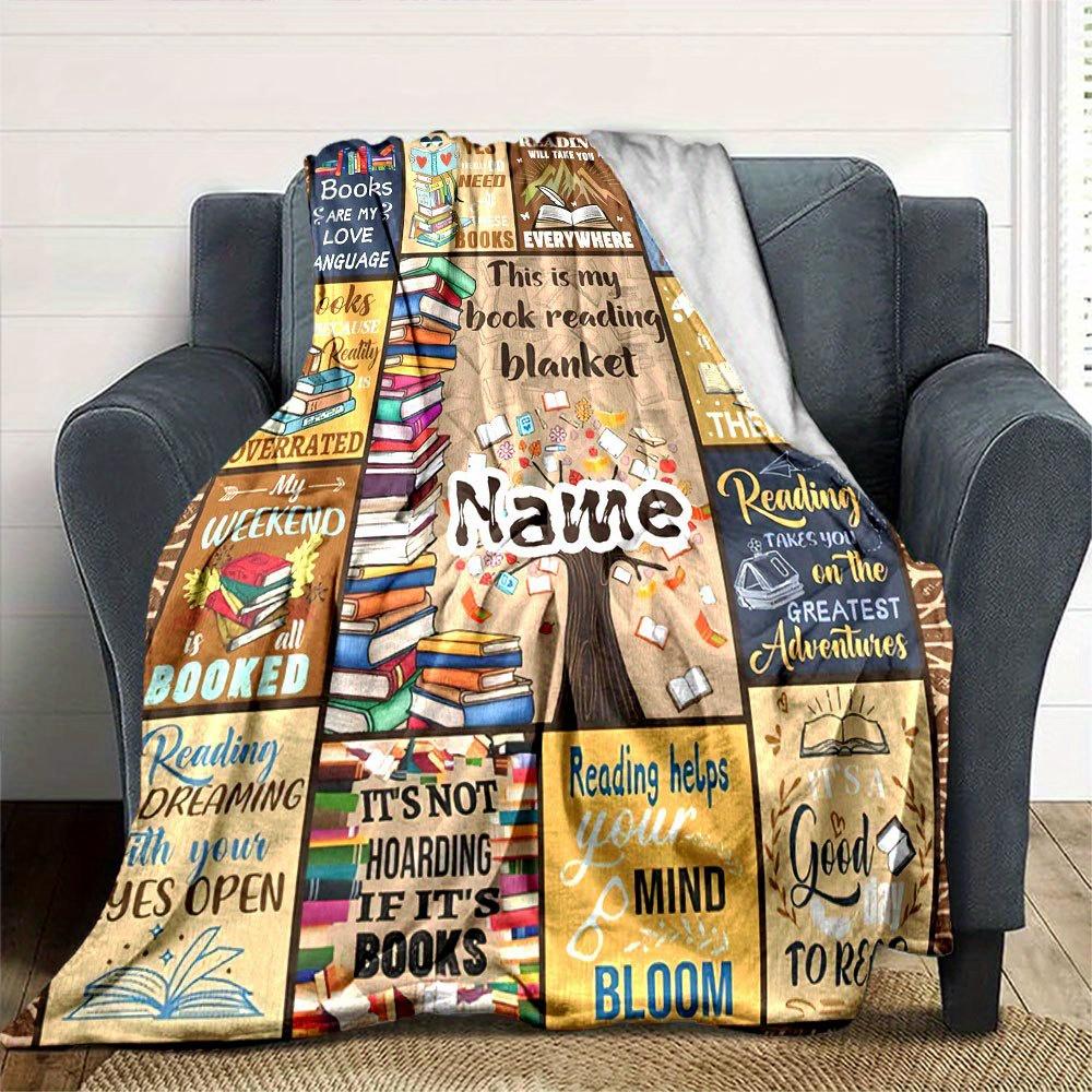 Book Lover Reading Blanket Literary Gift For Bookworms And Readerst8