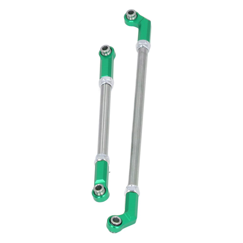 Aluminum Alloy 90mm RC Servo Linkage Steering Link Rod 7.5mm   Head Holder Tie Rod End Upgrade Kit for SCX10 III 1Celsius10 RC Crawler Car