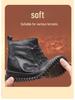"New Autumn Genuine Leather Non-Slip Soft Cotton Shoes for Middle-Aged and Elderly Women"