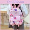 Kids Cartoon Backpack With Nylon Material For School Education And Comfortable Shoulder Straps