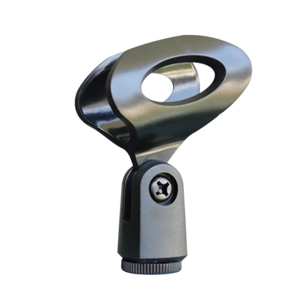 New Universal Microphone Clip Rotatable Durable Mic Mount Holder Handheld Mic Accessories Wireless/ Wired Mic