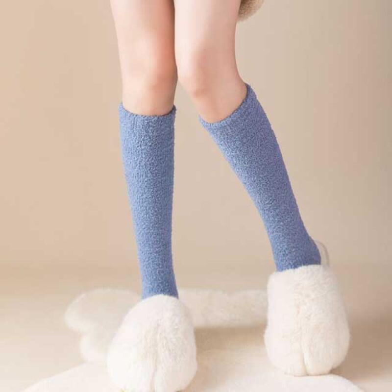 Long sleep socks, winter thermal socks, knee socks