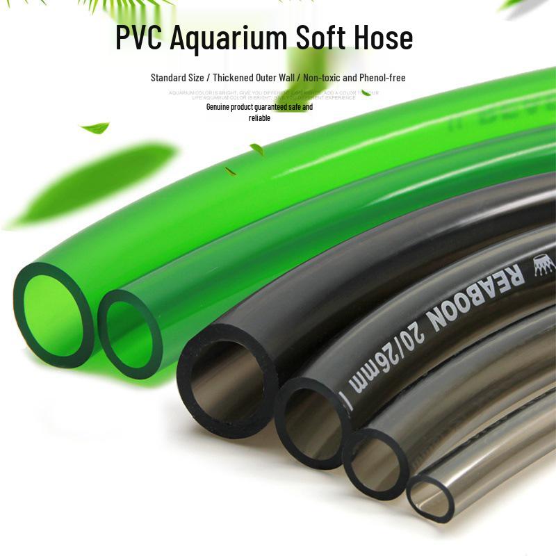 Aquarium Silicone Water Pump Hose with Filter - Inlet/Outlet for Water Change & Discharge