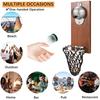 Wall Mounted Bottle Opener Basketball Shot Bottle Opener Wooden Wall-mounted Beer Bottle Opener with Cap Catcher Bar Party Suppl