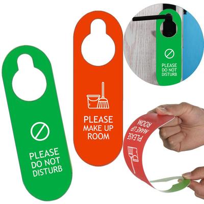 Make Up Room Door Knobs Hanger Pendant Do Not Disturb Signs Cleaning Label Door Hanger Tags