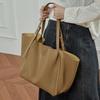 Genuine Leather Large-capacity Bag, Fashionable Retro Tote Bag, Trendy Single-shoulder Mother-and-child Bag