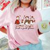 Cozy Fall Goose Men Women Tshirt Autumn Animal Funny Kawaii Pattern Tees Fallen Leaves Popular Cotton Regular Short Sleeve Gift