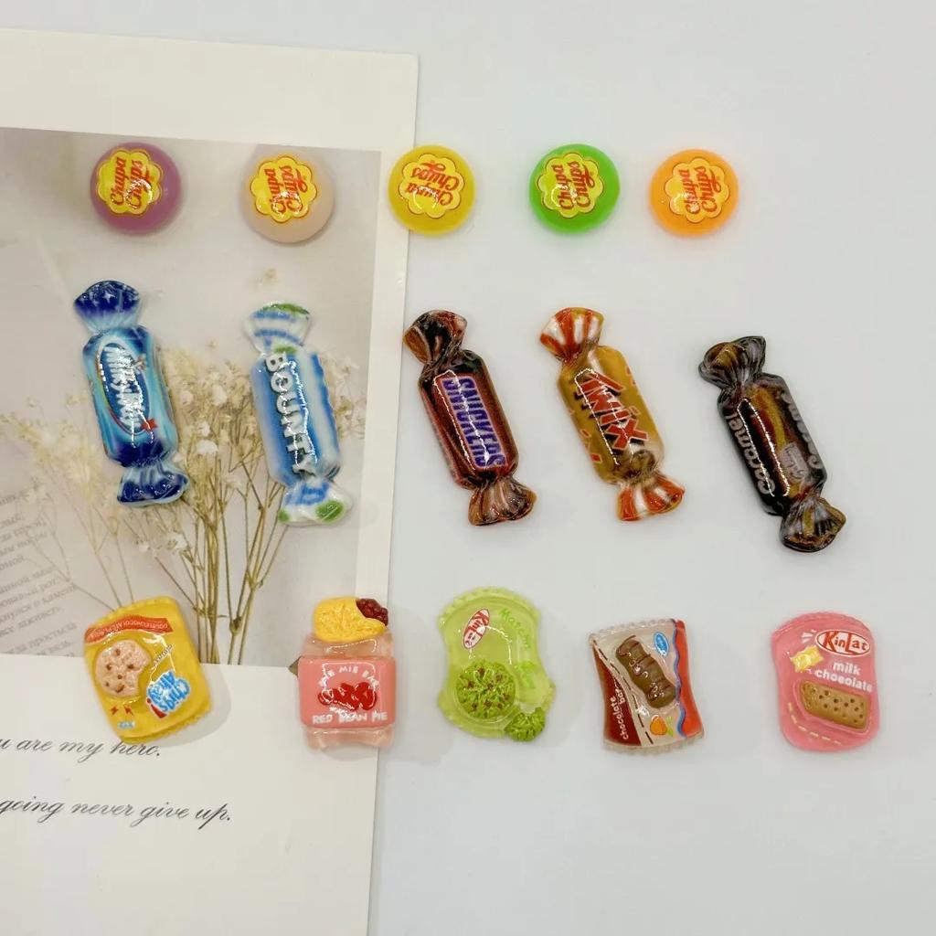 5 Stück Bunte Süßigkeiten Kühlschrankmagnete Schokoladenlutscher Für Kühlschrank Niedliche Wohnküchen-Dekorationen Po Aufkleber