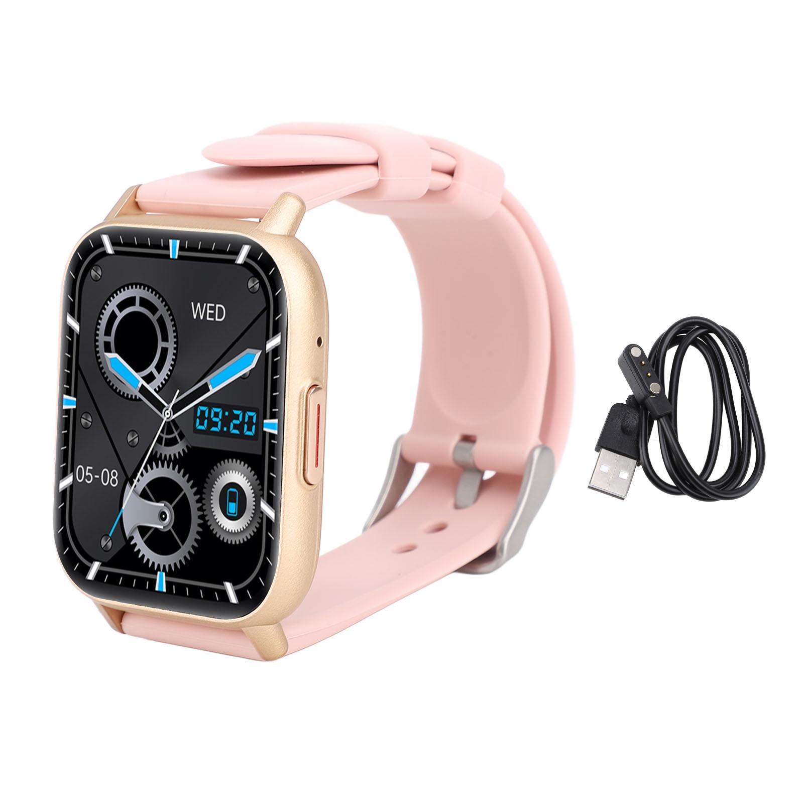 Умные часы фитнес-трекер 1.85in полный сенсорный цветной экран IP67 водонепроницаемый спортивные умные часы акт Pink