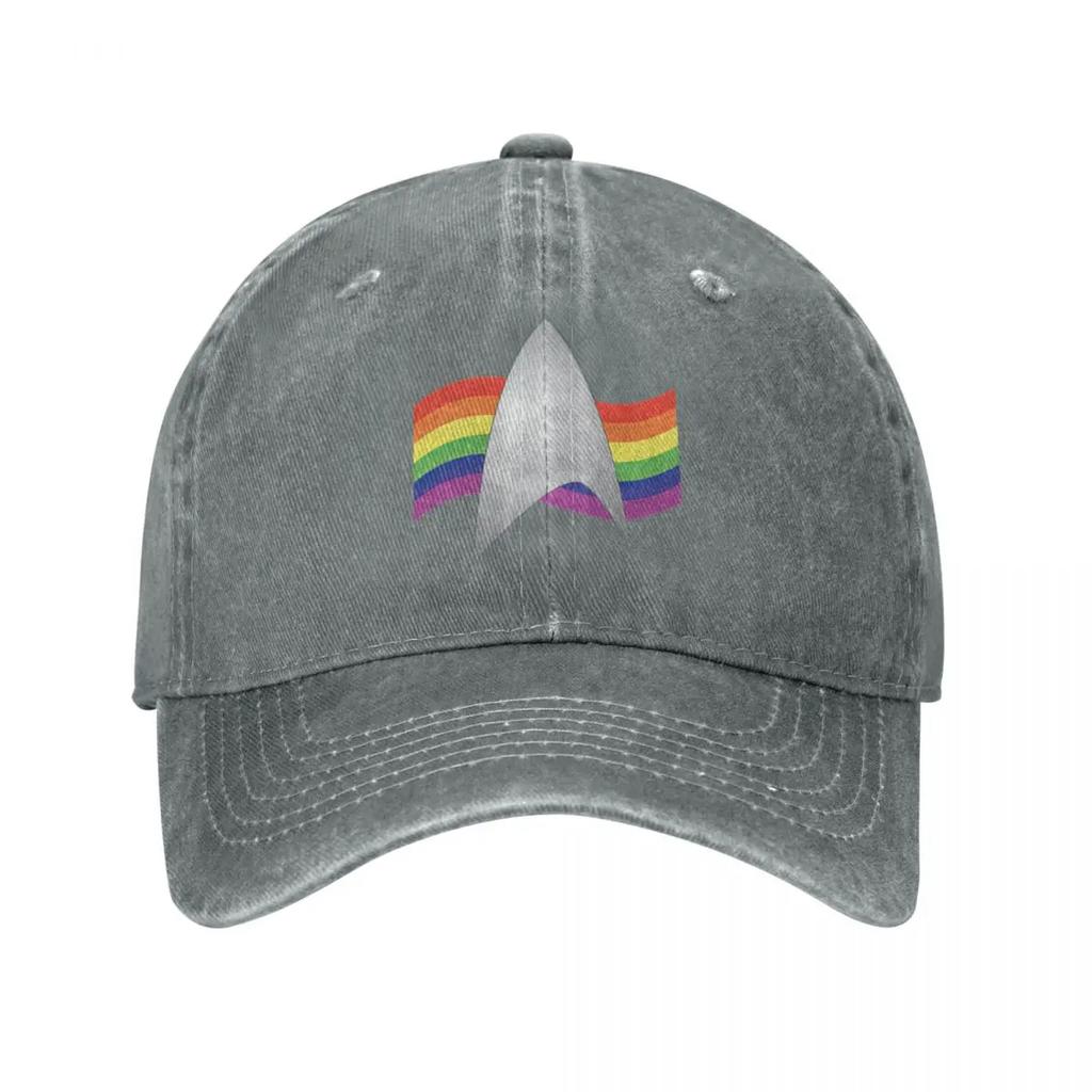 Men Women Baseball Caps Rainbow Distressed Washed Hats Cap Casual Outdoor Summer Adjustable Cap