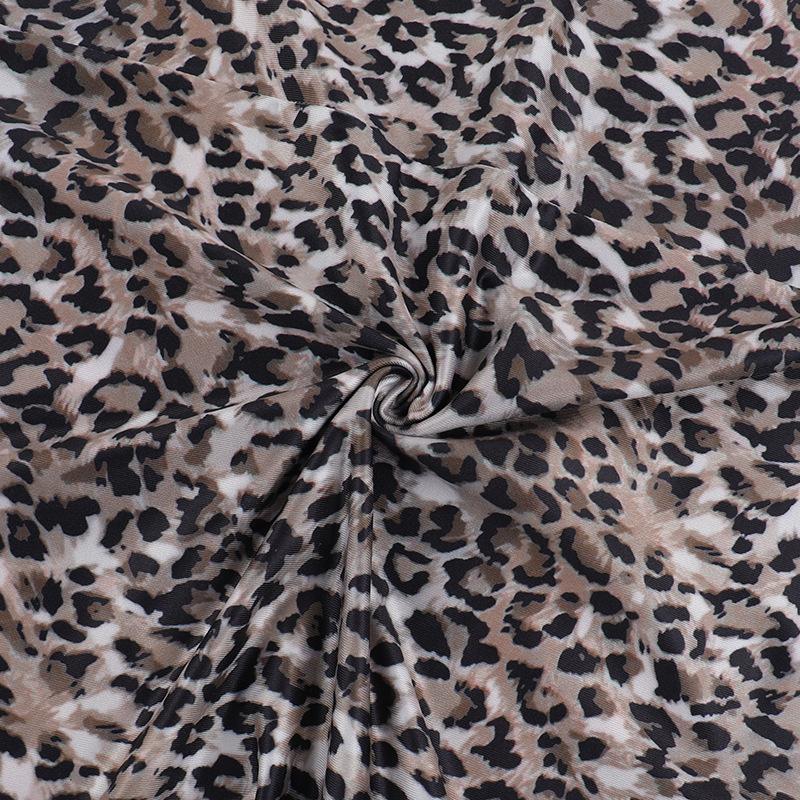 Spring Fashion Women's Dress Socialite Ethos Elegant Slim Leopard Print Halter Dress