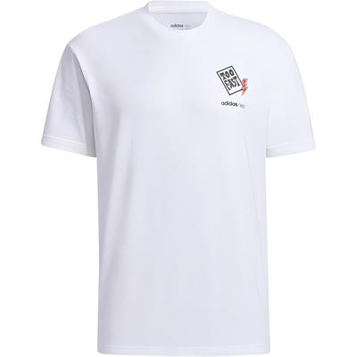 Neo Logo Print Sport Short Sleeve T-Shirt Men Tops White GP4810