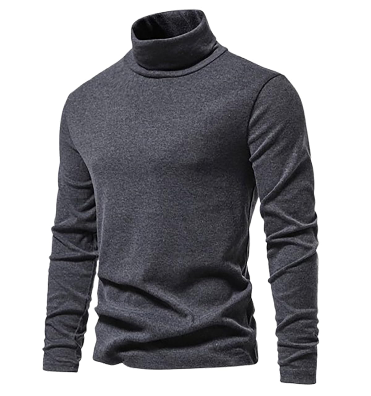 

Высокий воротник тонкий имитация гольфа длинный внутренний высокий воротник покрой и повседневный длинный рукав рабочий теплый внутренний воротник серый [M-SING] Толстовка, воротник, мужская одежда, топы,