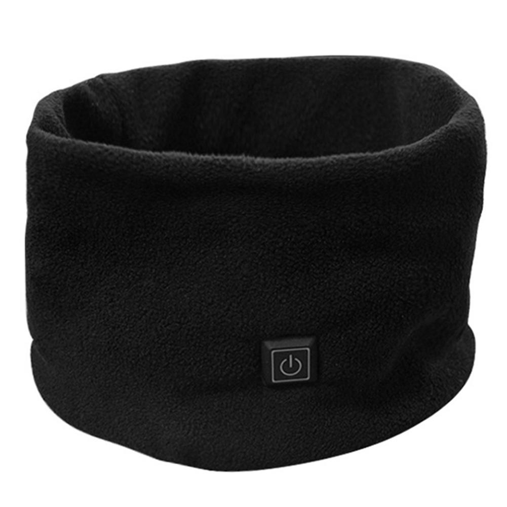 

2025 Unisex Winter Electric Heated Scarf Neck Wrap USB Rechargeable Warmer 3 Speed Heating Fleece Scarf for Cycling Skiing Campi