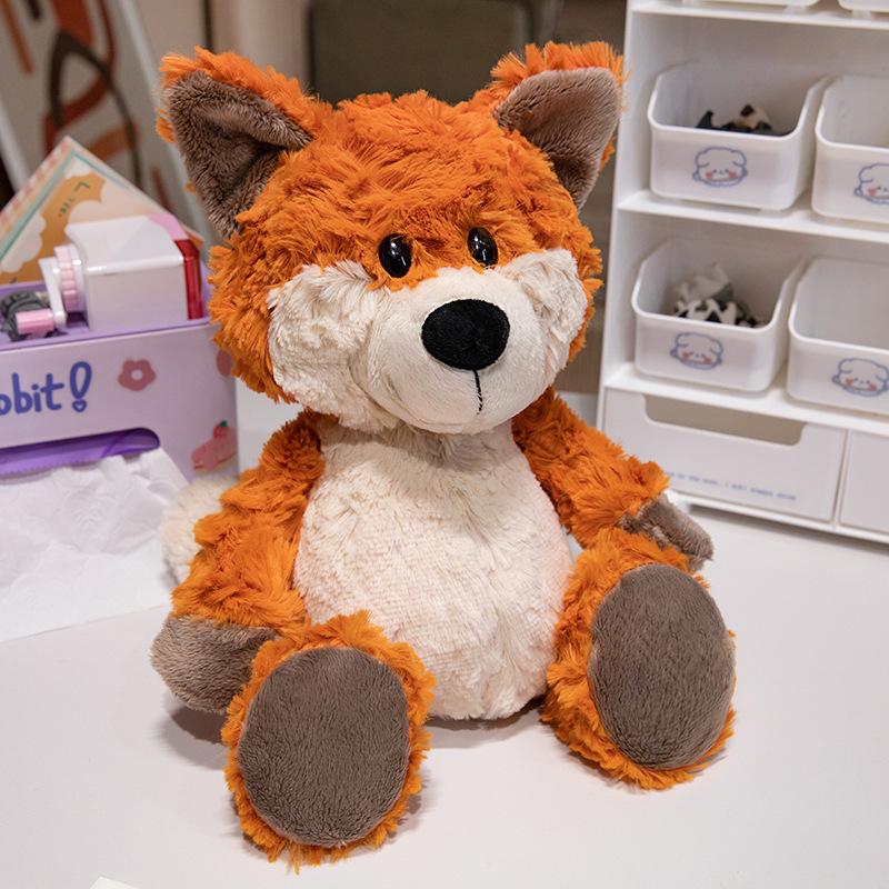 NICI Waldtiere Plüschtier Set, Niedliche Fuchs Waschbär Wolf Affe Stofftiere, Weiche Kuschelpuppen für Kinder Geburtstagsgeschenke, 20cm