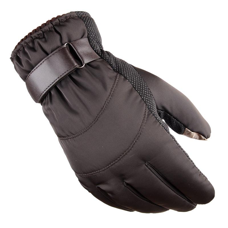 Autumn and Winter Men's Touch Screen Gloves Warm Cycling Outdoor Non-slip Skiing Rain Gloves Foreign Trade Wholesale