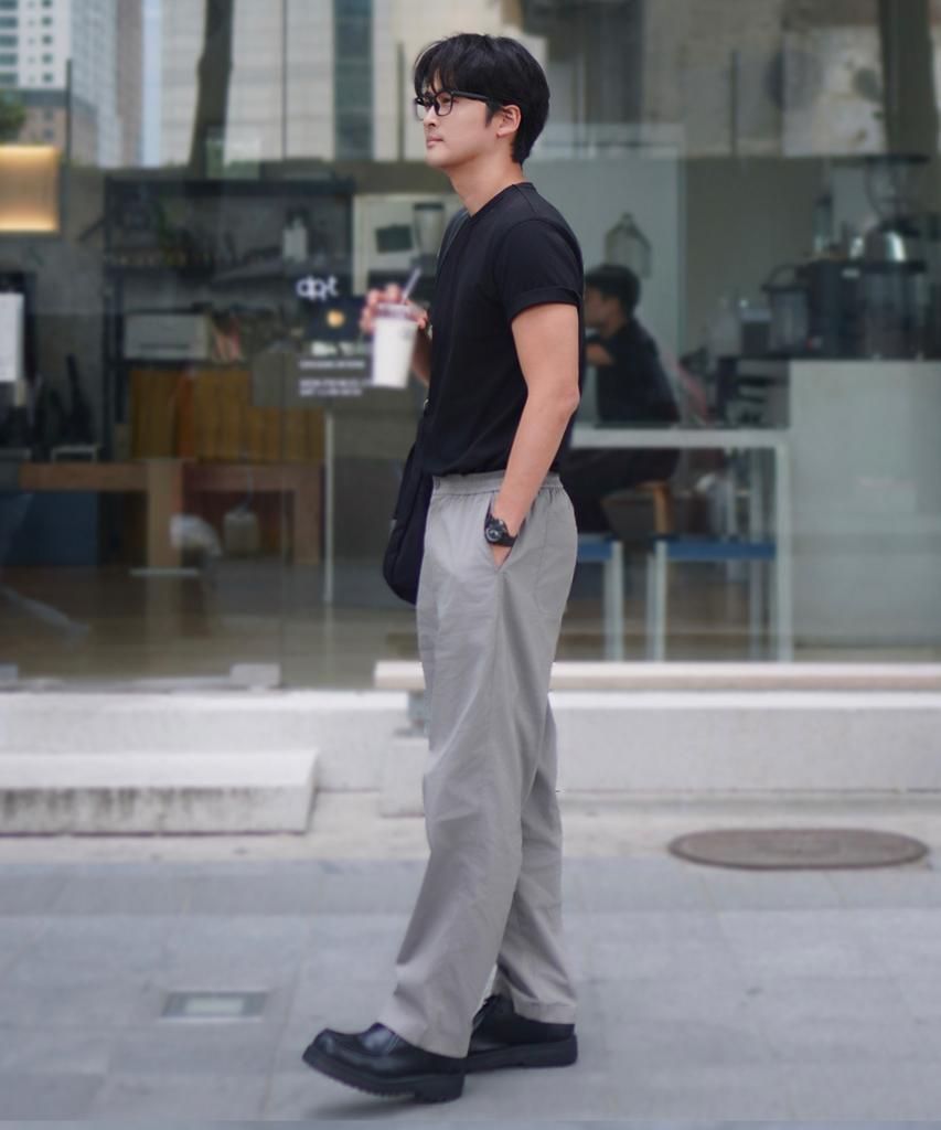 MINDBRIDGE [Cool] Wide Cool Chino String Full Elastic Waist Pants - 2 Colors