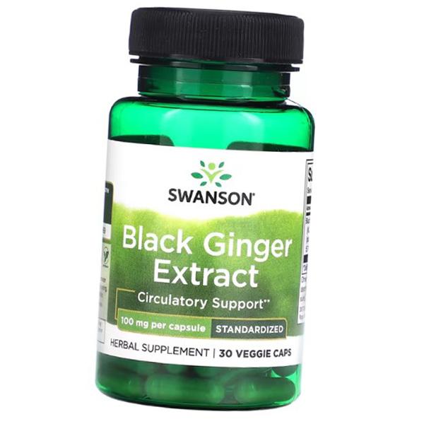 

Black Ginger Extract 100, Swanson 30 Vegcaps (71280228) 30vcaps