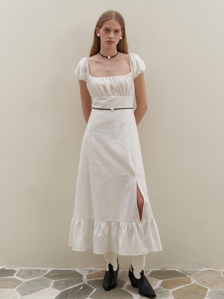 Leobeumimonseuteo The Pure Princess Neck Long Dress