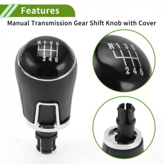 6 Speed Gear Shift Knob For VW Amarok 2011- Plastic Stick Shifter Knob Black