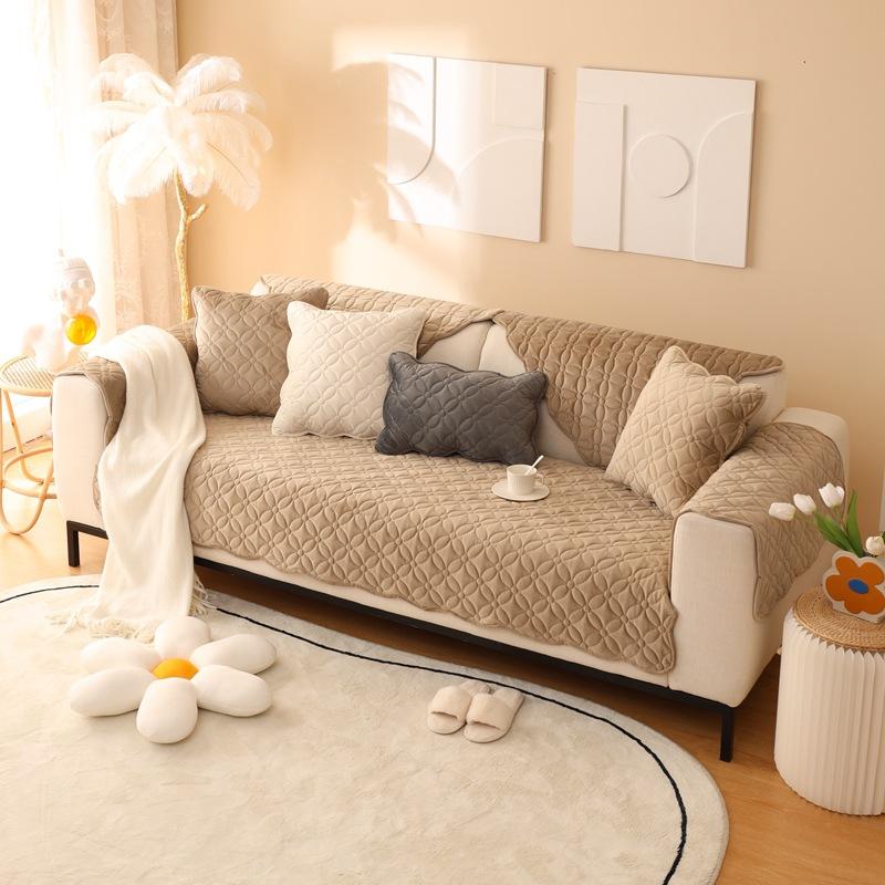 Nordic Simple Sofa Cushion Fabric Non-Slip Four Seasons Universal Seat Cushions Modern Sofa Cover Backrest Towel