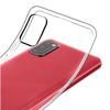 Case and Neck Strap for Samsung Galaxy A02S - Transparent Soft TPU Adjustable Black Cord Phonillico®