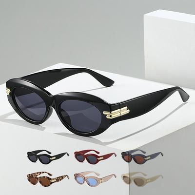 Fashionable Cat Eye Sunglasses Street Props Square Frame Uv Protection Stylish Versatile High End For Men Women Uv400