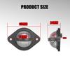 Universal LED License Plate Tag Lights Lamp for MAN Truck Trailer Car Lorry Camper Van RV Pickup SUV ATV UTV Indicator 12V 24V