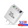 3.5A Smart USB + 2PD Digital Display Travel Charger for Mobile Phones