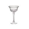 Retro Diamond Pattern Tall Glass for Desserts, Champagne, and Cocktails 