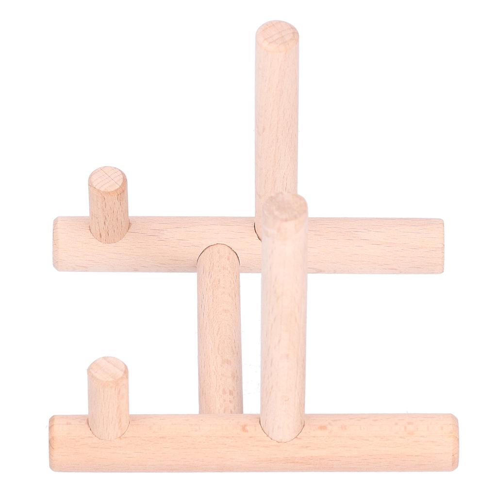 Wooden Desktop Ornament Household Modern Plate Holder Stand Home Decoration for Party