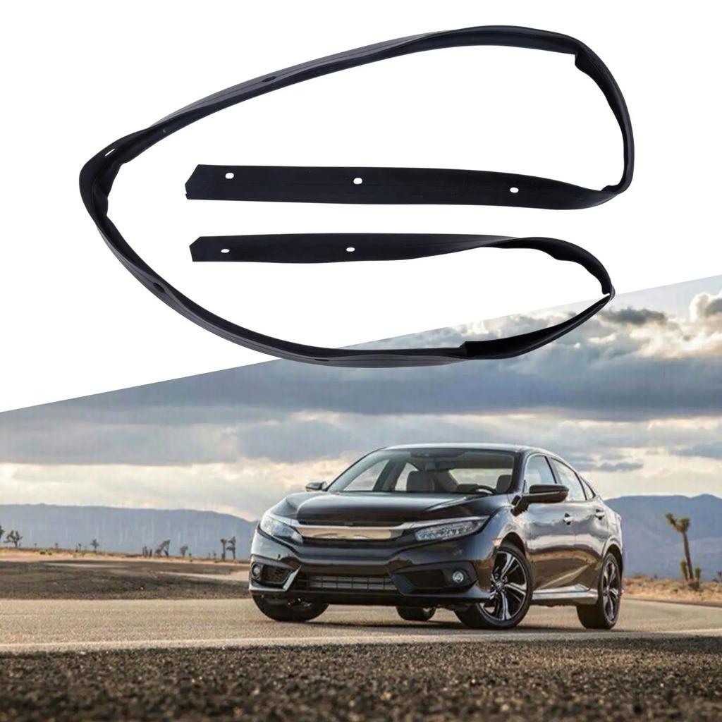 Car Rubber Hood Seal Gasket Replacement Engin Cover Hood Head Light Above Waterproof 74146-TBA-A01 For Honda For Civic 2016-2019