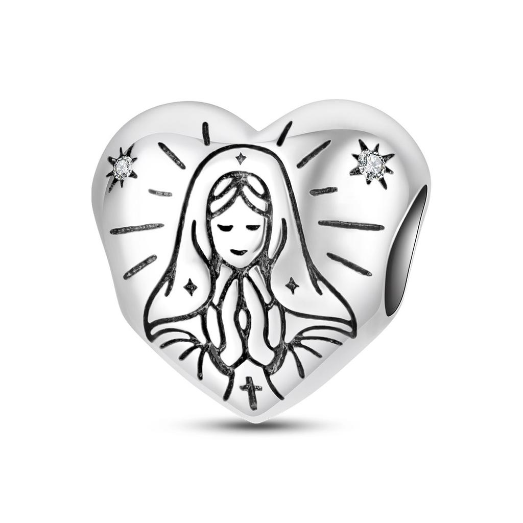 Family Boy Girl Charm Pendant Decorative Bead Jewelry Bracelet Accessories Copper