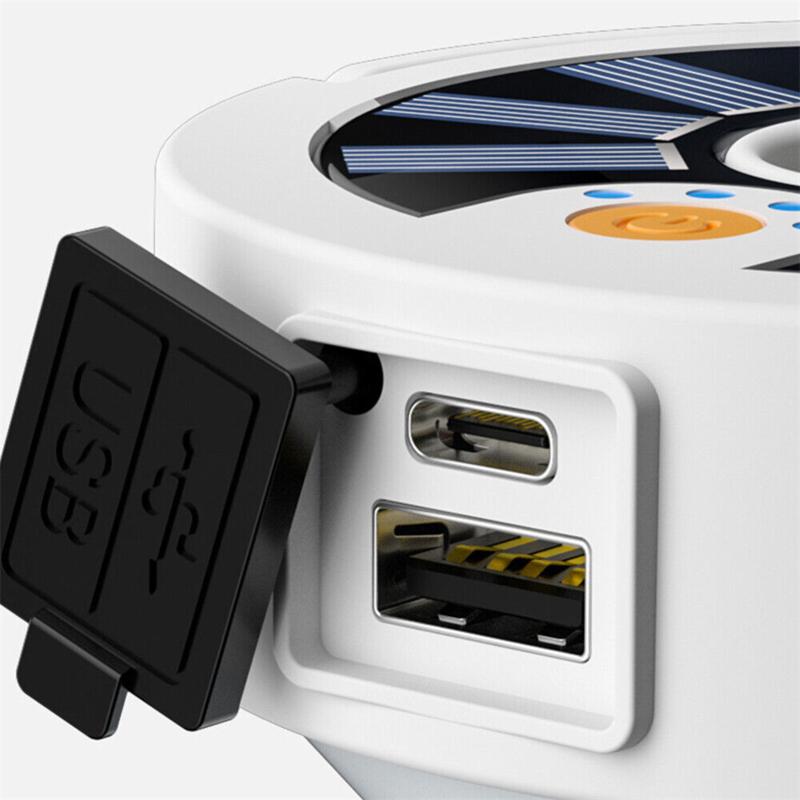 Outdoor Solar Camping Light Type-c Emergency Tent Lantern Multifunctional Rechargeable Portable